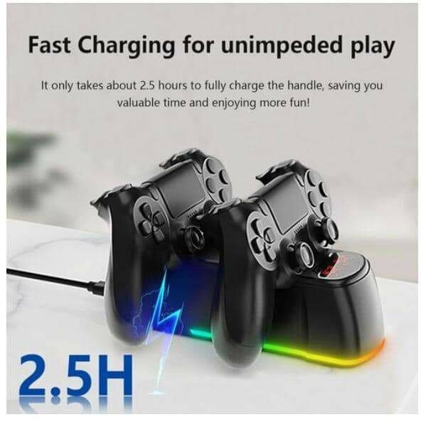 Chargeur rapide pour manettes PS4