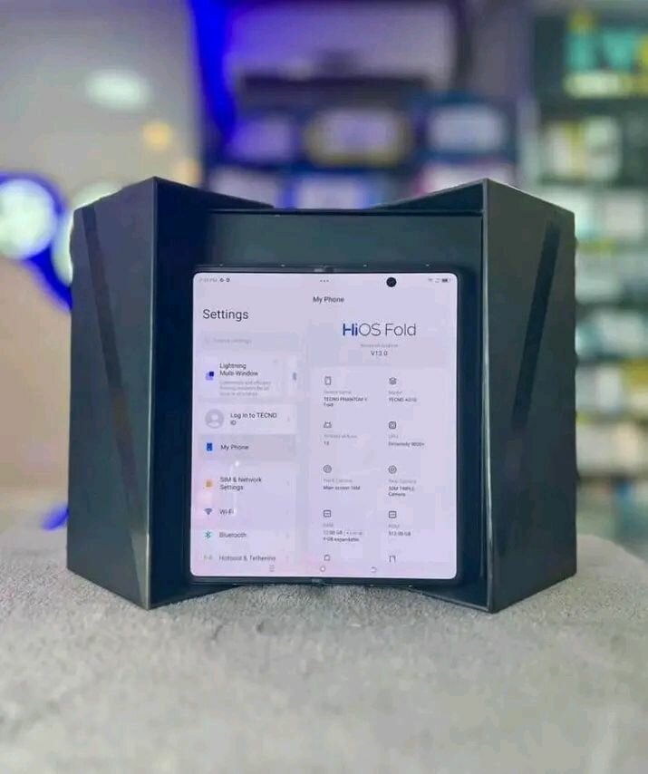 Smartphone pliable HiOS dernier cri