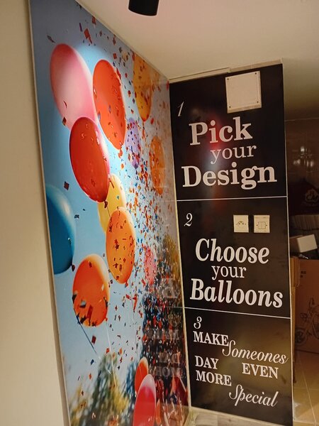 Ballon décoratif avec peluche