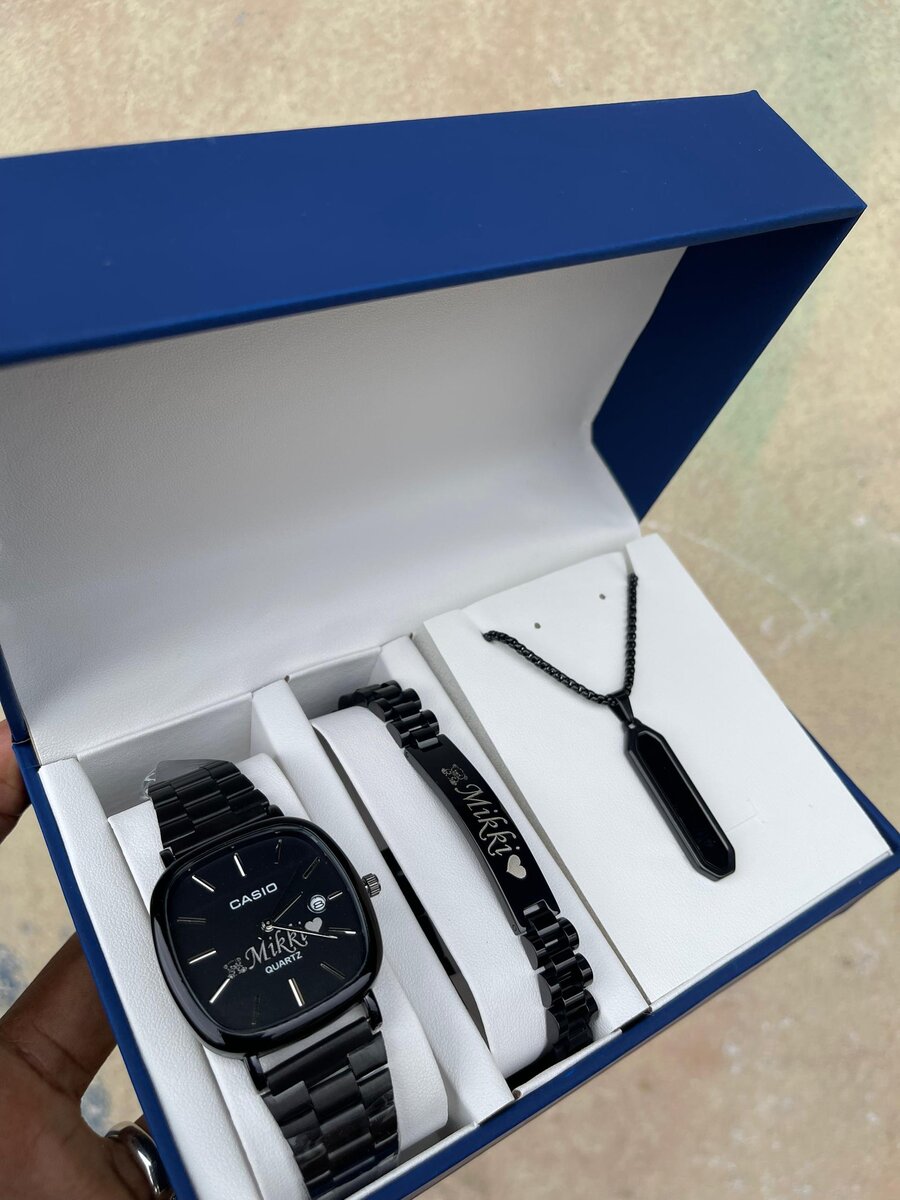 Ensemble Cadeau Montre et Bijoux