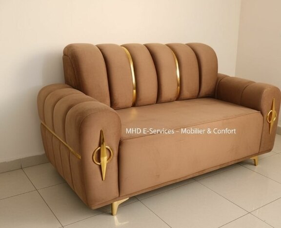 Canapé moderne en velours