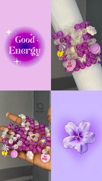 Bracelets colorés en perles