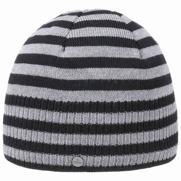 Bonnet rayé hiver chaud
