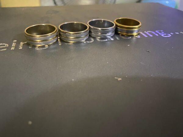 Bague en acier inoxydable