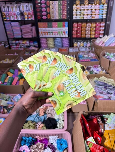 Masque visage à l'avocat