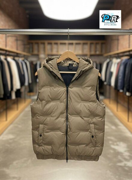 Gilet matelassé à capuche
