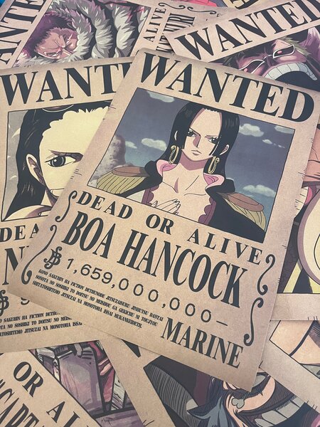 Affiche Wanted One Piece Boa Hancock