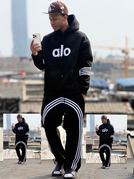 Ensemble survêtement homme Alo noir