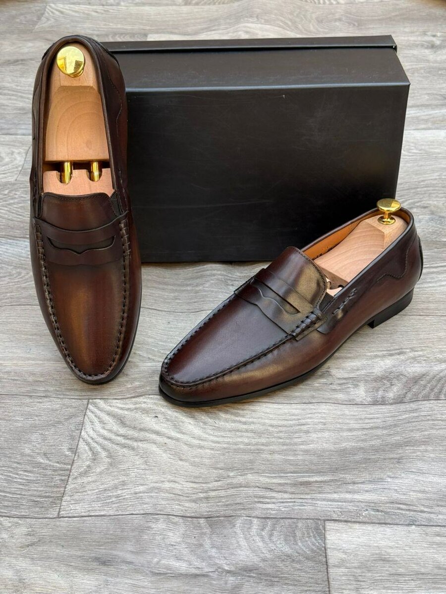 Mocassins en cuir élégants