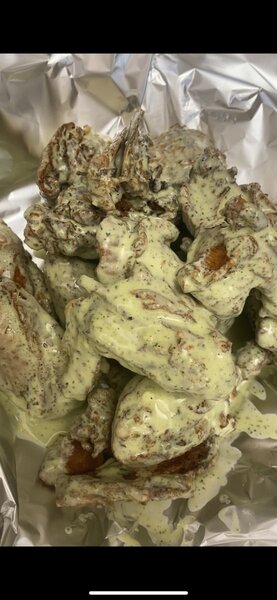 Ailes de poulet sauce crémeuse