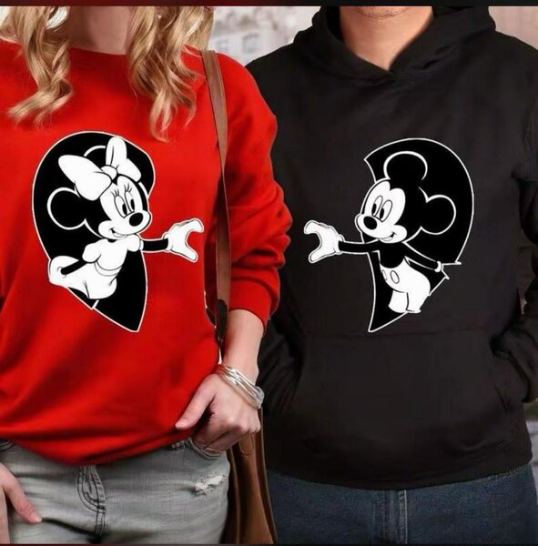 Sweatshirt Mickey Mouse couple