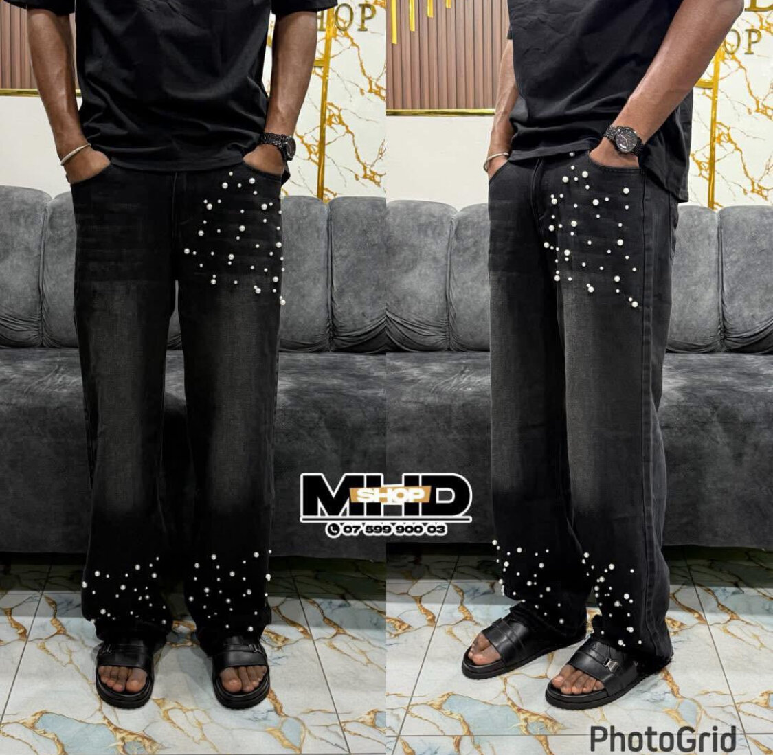 Jean homme style urbain