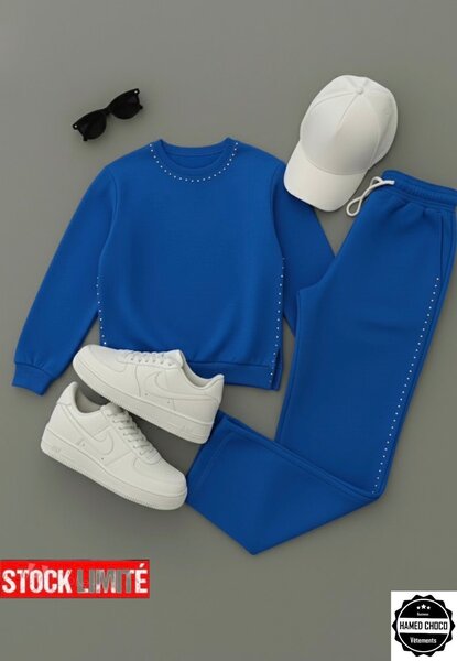 Ensemble Décontracté Bleu