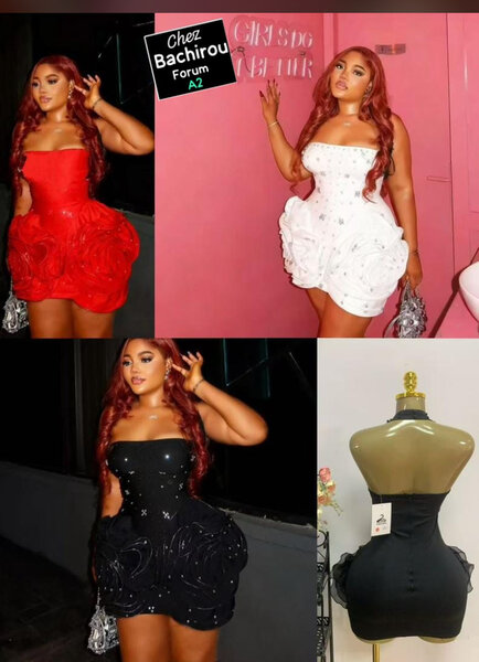 Robe Bustier Style Glamour