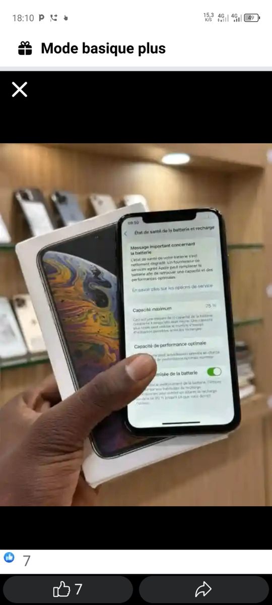 Apple iPhone XS reconditionné