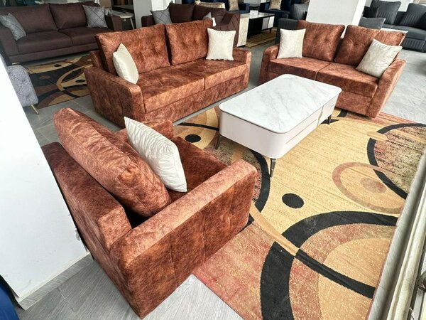Modern Fabric Sofa Set