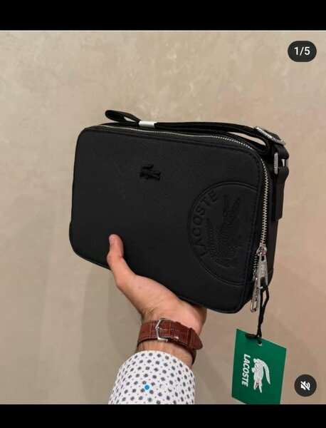 Sacoche Lacoste Noir pour Homme