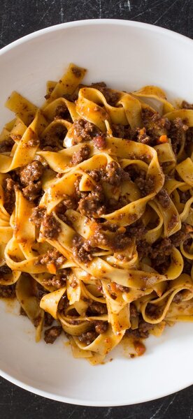 Tagliatelles au Haché de Bœuf