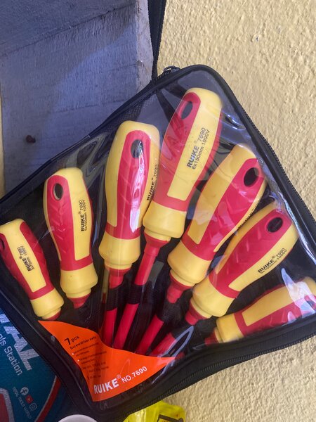 Jeu de tournevis isolés 7 pièces