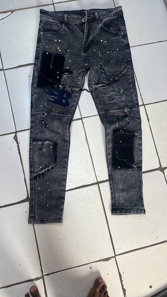 Jeans déchirés fashion