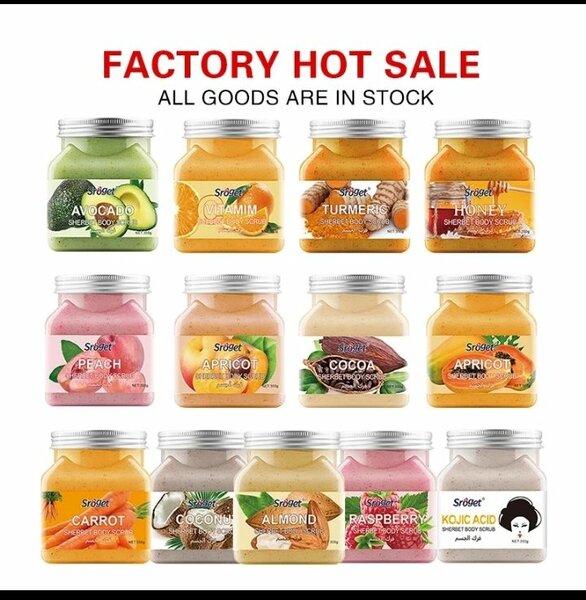 Gommage corporel varié