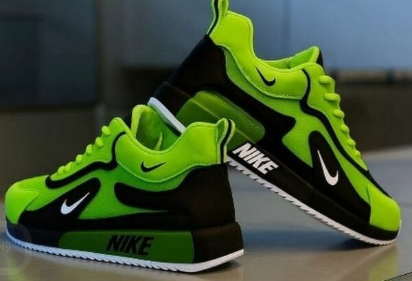 Nike sneakers vert et noir