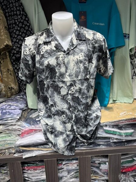 Chemise Homme Motif Abstrait