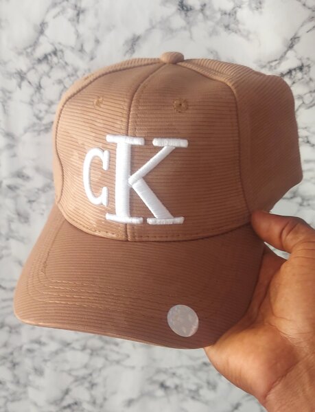 Casquette Beige Logo CK