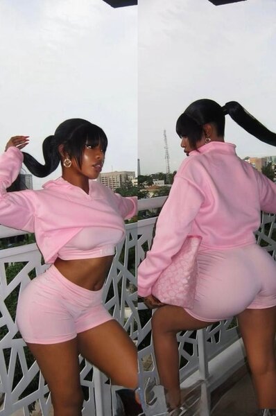 Ensemble de sport rose femme