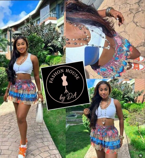 Jupe Plissée Colorée Été