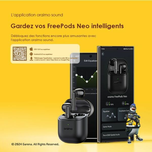 Écouteurs Oraimo FreePods Neo