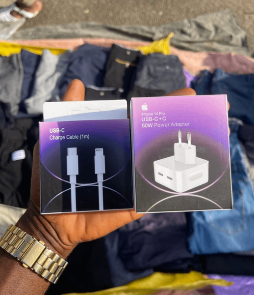 Câble USB-C 1m + Adaptateur 50W