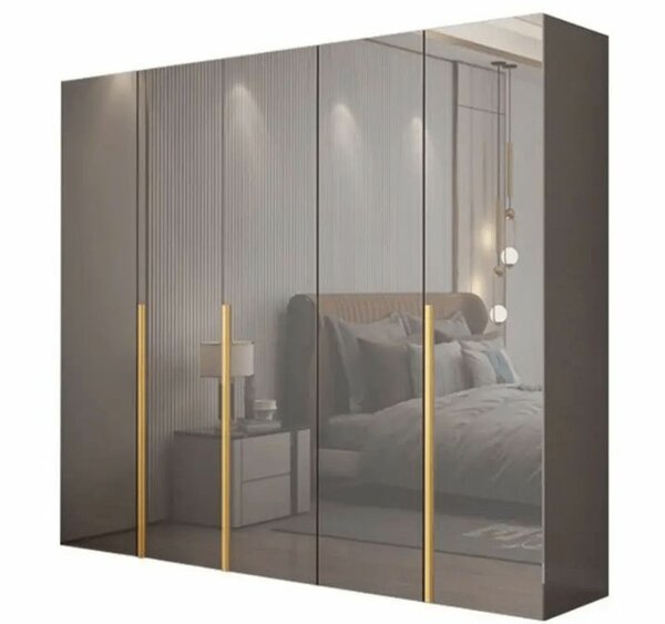 Armoire à portes coulissantes avec miroirs