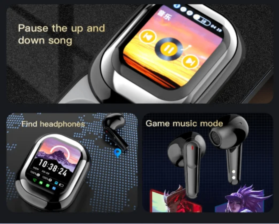 Montre intelligente avec écouteurs TWS SE-ONE