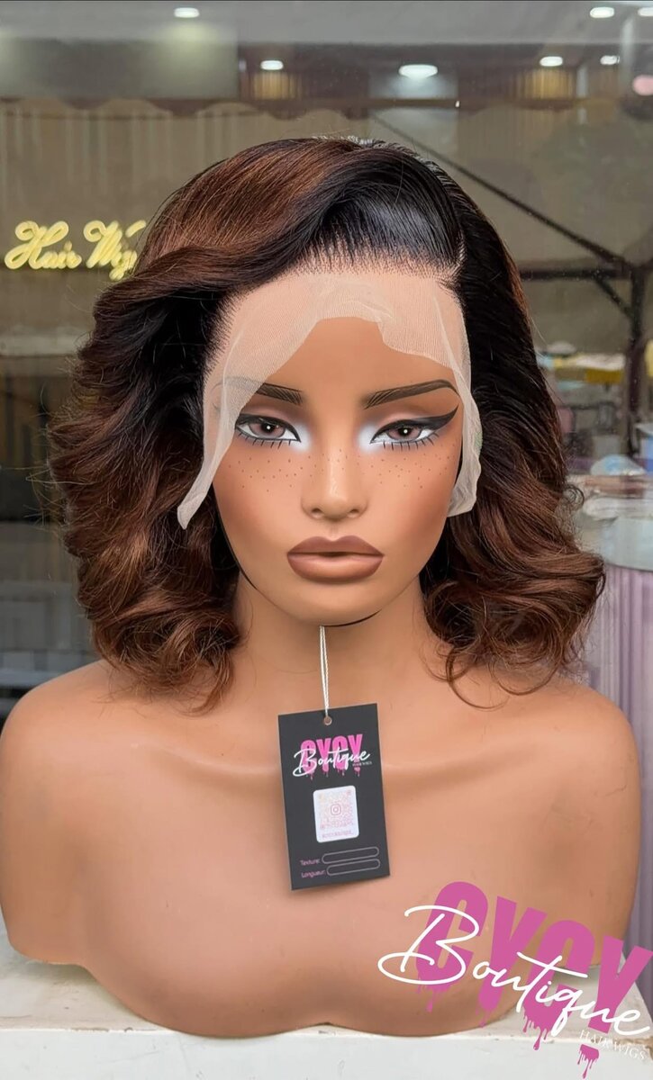 Perruque frontale en cheveux humains