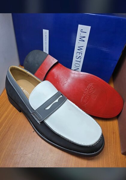 J.M. Weston Hommes Mocassins en Cuir