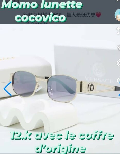 Lunettes avec coffret d'origin