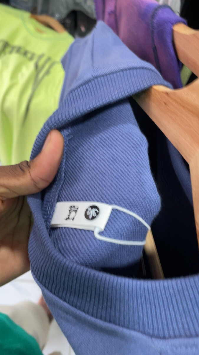 T-shirt col rond bleu Break the Rules