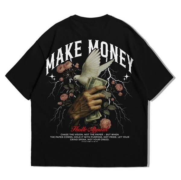 T-shirt imprimé "Make Money"