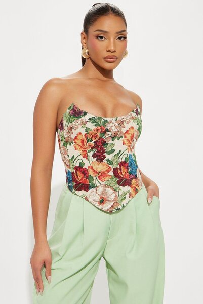 Top Bustier Floral