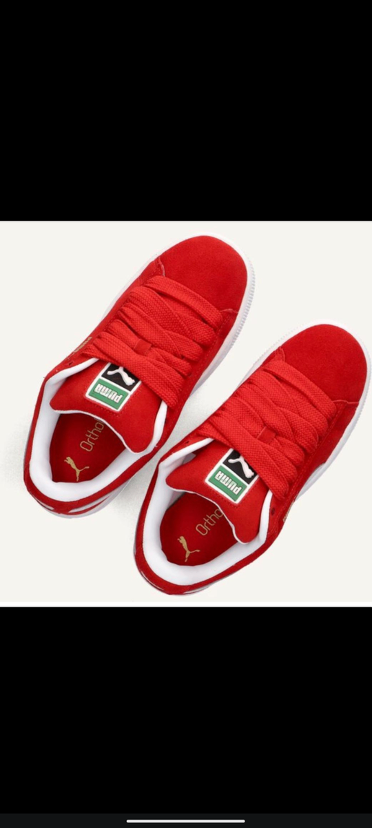 Chaussures Puma rouges pour homme