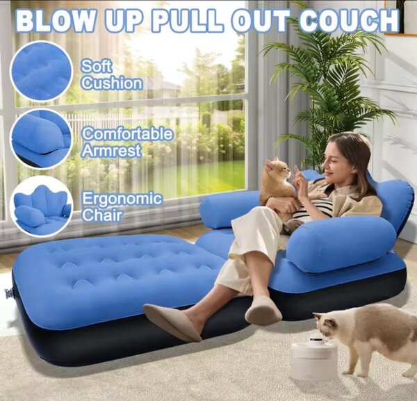 Canapé gonflable convertible