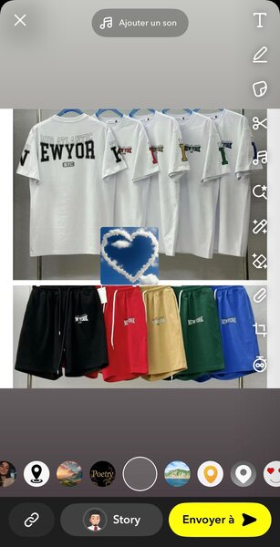 Ensemble T-shirt et short sportswear