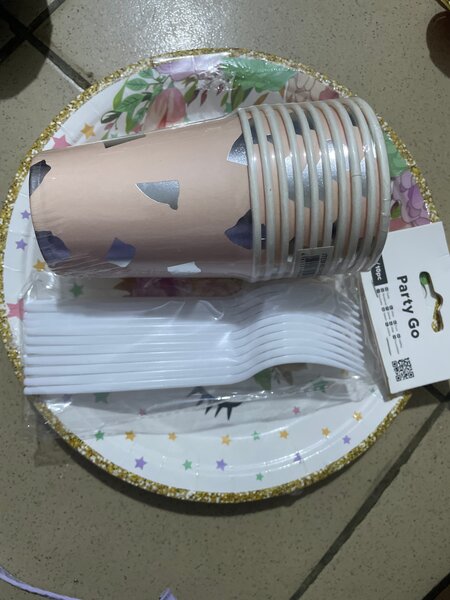 Set de Vaisselle Jetable Festive