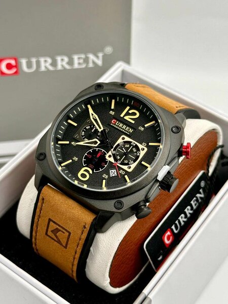 Montre CURREN Marron Homme Chronographe