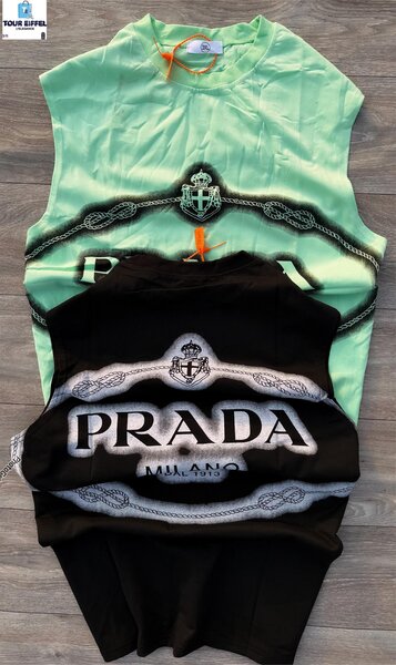 T-shirt sans manches Prada pour homme