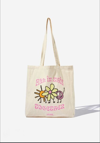 Tote Bag en Toile Imprimée