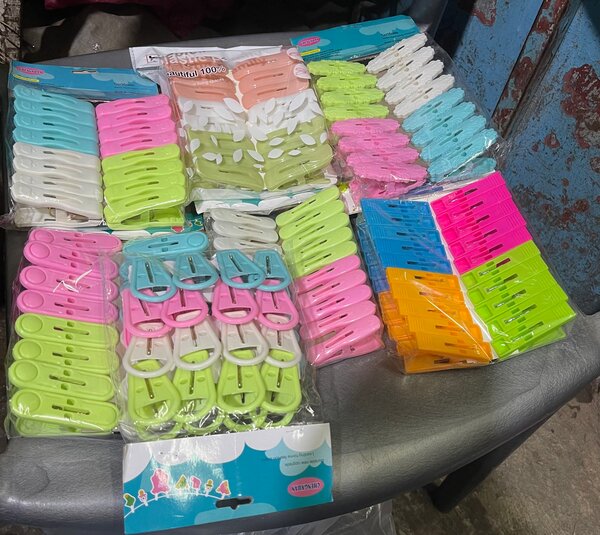 Pinces à linge colorées