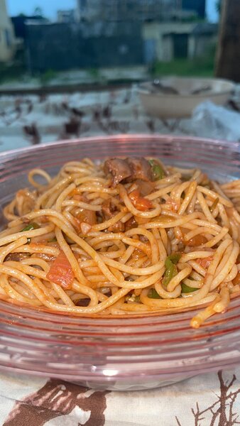 Nouilles sautées (spaghettis)