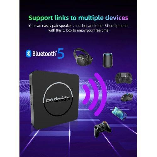 Box TV Android 13 Bluetooth 5